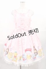 Angelic Pretty / Honey Cakeラウンドジャンパースカート（初版） Free ピンク H-25-07-29-1004-AP-OP-NS-ZH