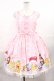 画像1: Angelic Pretty / Honey Cakeラウンドジャンパースカート（初版） Free ピンク H-25-07-29-1004-AP-OP-NS-ZH (1)