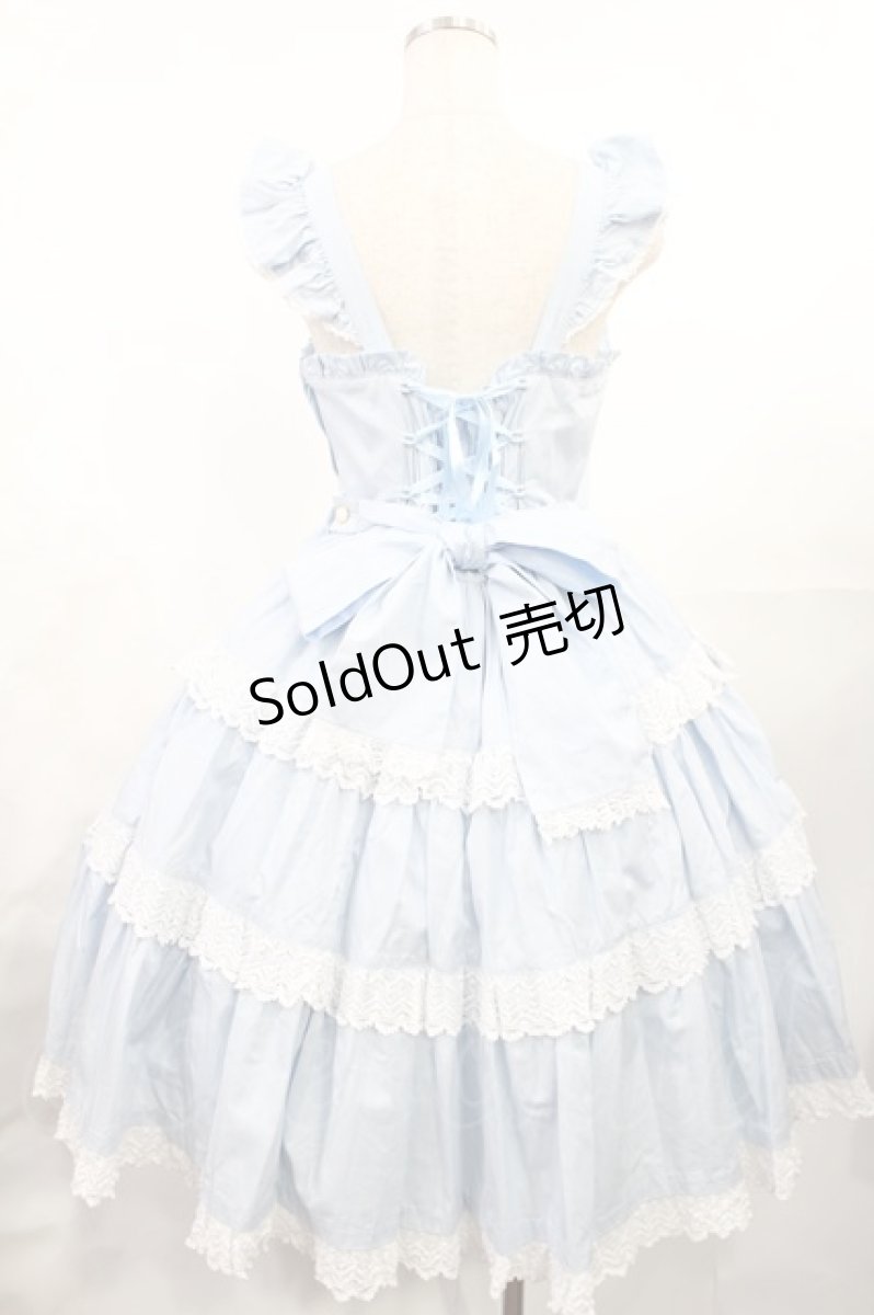 画像3: Angelic Pretty / Romanticティアードジャンパースカート Free サックス H-25-07-29-1007-AP-OP-NS-ZH (3)