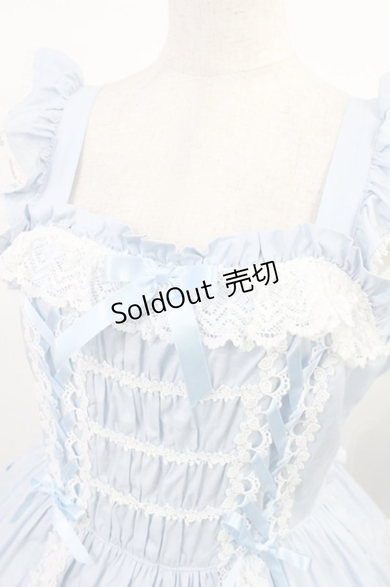 画像6: Angelic Pretty / Romanticティアードジャンパースカート Free サックス H-25-07-29-1007-AP-OP-NS-ZH (6)