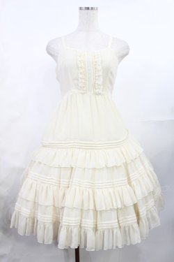 画像1: Victorian maiden / シフォンアンダードレス Free アイボリー H-25-07-29-1008-CL-OP-NS-ZH