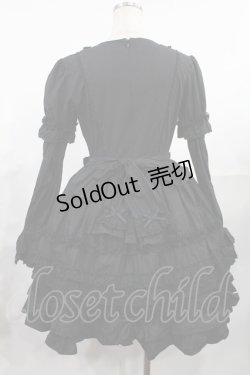 画像2: AND ROMEO / フリルワンピース Free ブラック H-25-07-29-1010-LO-OP-NS-ZH