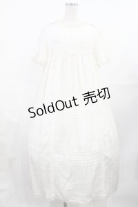SERAPHIM / 花冠のワンピース  アイボリー H-25-07-29-1011-LO-OP-IG-ZH