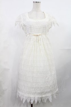 画像1: SERAPHIM / はしごリボンワンピース Free オフ H-25-07-29-1012-LO-OP-NS-ZH