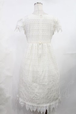 画像2: SERAPHIM / はしごリボンワンピース Free オフ H-25-07-29-1012-LO-OP-NS-ZH