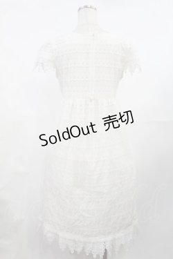 画像2: SERAPHIM / はしごリボンワンピース Free オフ H-25-07-29-1012-LO-OP-NS-ZH