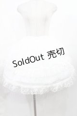 metamorphose / 総レーススカート  白 H-25-07-29-1013-ME-SK-KB-ZH