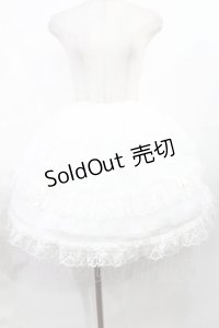metamorphose / 総レーススカート  白 H-25-07-29-1013-ME-SK-KB-ZH