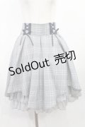 axes femme POETIQUE / レースアップイレヘムスカート M グレー H-25-07-29-1015-AX-SK-NS-ZH