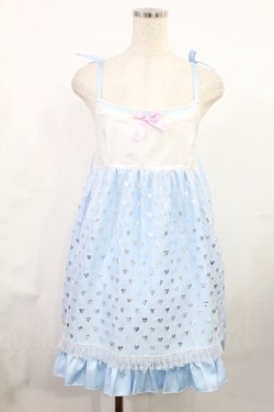 画像1: Nile Perch / ハートチュールベビードール Free サックス H-25-07-29-1017-LO-OP-NS-ZH