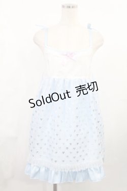 画像1: Nile Perch / ハートチュールベビードール Free サックス H-25-07-29-1017-LO-OP-NS-ZH