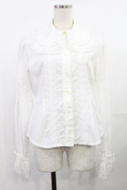 画像1: BABY,THE STARS SHINE BRIGHT / ローズレースブラウス Free オフ H-25-07-29-1021-BA-BL-NS-ZH