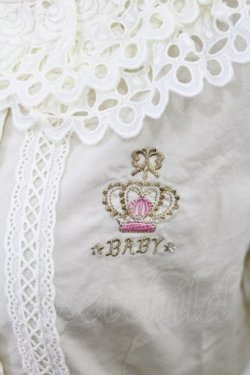画像3: BABY,THE STARS SHINE BRIGHT / 王冠刺しゅうブラウス Free アイボリー H-25-07-29-1022-BA-BL-NS-ZH