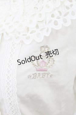 画像3: BABY,THE STARS SHINE BRIGHT / 王冠刺しゅうブラウス Free アイボリー H-25-07-29-1022-BA-BL-NS-ZH