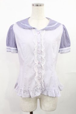 画像1: Angelic Pretty / Cosmicセーラーブラウス FREE ラベンダー H-25-07-29-1024-AP-BL-YZ-ZH
