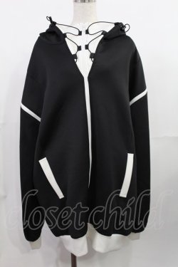 画像1: Jamie エーエヌケー / ジャージのパーカー M ブラック H-25-07-29-1025-LO-TO-NS-ZH