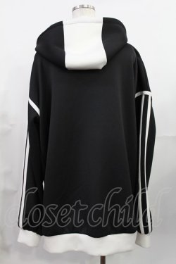 画像2: Jamie エーエヌケー / ジャージのパーカー M ブラック H-25-07-29-1025-LO-TO-NS-ZH