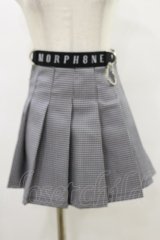 MORPH8NE / OFF SKIRT S ブラック×ホワイト H-25-07-29-011-PU-SK-KB-ZH