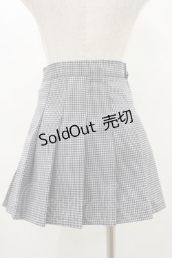 画像2: MORPH8NE / OFF SKIRT S ブラック×ホワイト H-25-07-29-012-PU-SK-KB-ZI