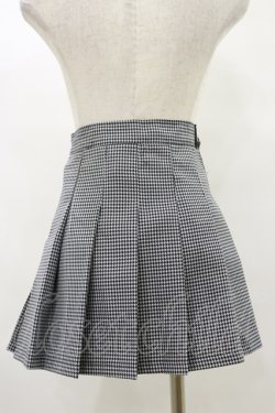 画像2: MORPH8NE / OFF SKIRT S ブラック×ホワイト H-25-07-29-017-PU-SK-KB-ZH