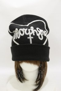 MORPH8NE / CURE BEANIE  ブラック H-25-07-29-023-PU-AC-KB-ZH