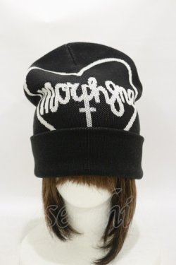 画像1: MORPH8NE / CURE BEANIE  ブラック H-25-07-29-023-PU-AC-KB-ZH
