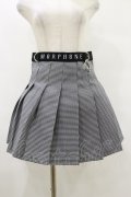 MORPH8NE / OFF SKIRT L ブラック×ホワイト H-25-07-29-003-PU-SK-KB-ZH