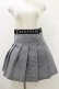 画像1: MORPH8NE / OFF SKIRT L ブラック×ホワイト H-25-07-29-004-PU-SK-KB-ZH (1)