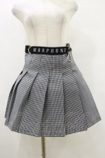 画像1: MORPH8NE / OFF SKIRT L ブラック×ホワイト H-25-07-29-005-PU-SK-KB-OS (1)