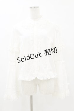 画像1: Daydream shop（海外ロリータブランド） / 姫袖ブラウス L オフ H-25-07-30-050-LO-BL-NS-ZH
