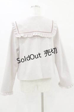 画像2: m petit by misako / セーラーショートコート L ピンク H-25-07-30-055-LO-CO-NS-ZT0806H