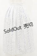 an another angelus / ストライプアンティークローズ柄スカート Free OFF×BL H-25-07-30-059-CA-SK-NS-ZH