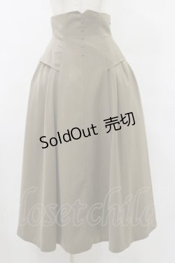 画像1: an another angelus / コルセット風サイドタックスカート Free D/BEIGE H-25-07-30-060-CA-SK-NS-ZH