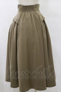 画像2: an another angelus / コルセット風サイドタックスカート Free D/BEIGE H-25-07-30-060-CA-SK-NS-ZH