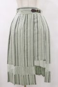 axes femme POETIQUE / スリットデザインプリーツスカート M ミント H-25-07-30-062-AX-SK-NS-ZH