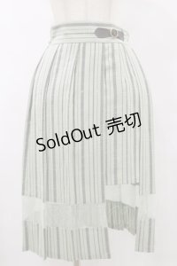 axes femme POETIQUE / スリットデザインプリーツスカート M ミント H-25-07-30-062-AX-SK-NS-ZH