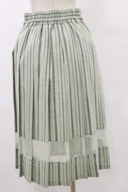画像2: axes femme POETIQUE / スリットデザインプリーツスカート M ミント H-25-07-30-062-AX-SK-NS-ZH