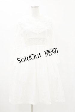 画像1: SERAPHIM / チュールフリルワンピース Free オフ H-25-07-30-063-LO-OP-NS-ZH
