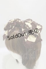 BABY,THE STARS SHINE BRIGHT / ALICE'S Marchin' Cookie Flavour リボンカチューシャ  ブラウン H-25-07-30-011-BA-AC-NS-ZH