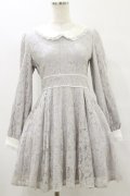 evelyn / 総レースワンピース Free グレー H-25-07-30-065-LO-OP-NS-ZH