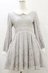 evelyn / 総レースワンピース Free グレー H-25-07-30-065-LO-OP-NS-ZH
