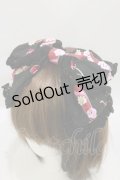 BABY,THE STARS SHINE BRIGHT / Cherish my juicy cherry 柄リボンカチューシャ  ブラック H-25-07-30-012-BA-AC-NS-ZH