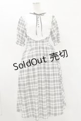 m petit by misako / チェックキリカエワンピース M オフ/ブラック H-25-07-30-068-LO-OP-NS-ZH