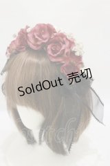 ALICE and the PIRATES / Dearest roseカチューシャ  ブラック H-25-07-30-002-PA-AC-NS-ZH