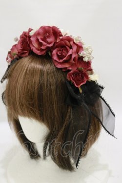 画像1: ALICE and the PIRATES / Dearest roseカチューシャ  ブラック H-25-07-30-002-PA-AC-NS-ZH