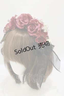 画像1: ALICE and the PIRATES / Dearest roseカチューシャ  ブラック H-25-07-30-002-PA-AC-NS-ZH