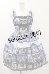 BABY,THE STARS SHINE BRIGHT / ALICEのドールハウス柄リボンジャンパースカート Free ネイビー H-25-07-30-079-BA-OP-NS-ZH