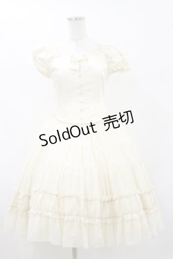 画像1: Mary Magdalene / マドレーヌシフォンドレス  生成 H-25-07-30-081-CL-OP-KB-ZH