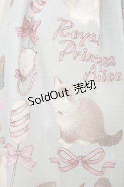 画像4: Royal Princess Alice / Wrapping Ribbon Cat・ねこ助コラボジャンパースカート Free ブルー H-25-07-30-083-LO-OP-NS-ZH