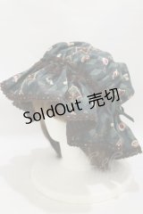 ALICE and the PIRATES / ミセス・ハロウィンアップルの奇妙な晩餐会メイドキャップ  グリーン H-25-07-30-018-PA-AC-NS-ZH
